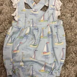 Sailboat Print Kids Bubble
